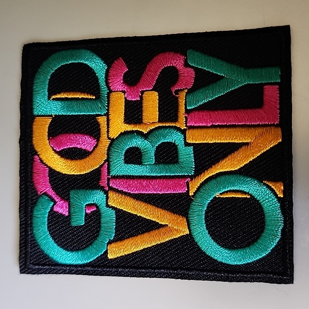 GOOD VIBES ONLY Iron On Patch